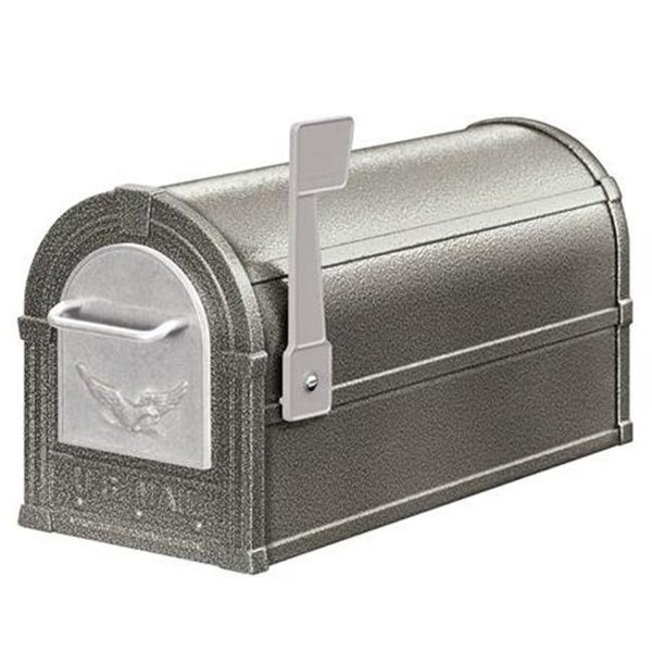 Salsbury Industries Salsbury 4855E-PWS Eagle Rural Mailbox In Pewter Silver Eagle 4855E-PWS